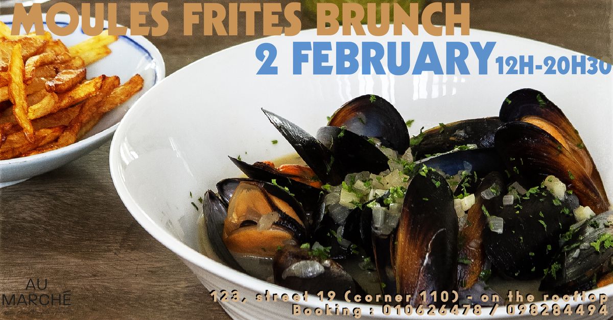 Moules frites brunch @ Au march\u00e9