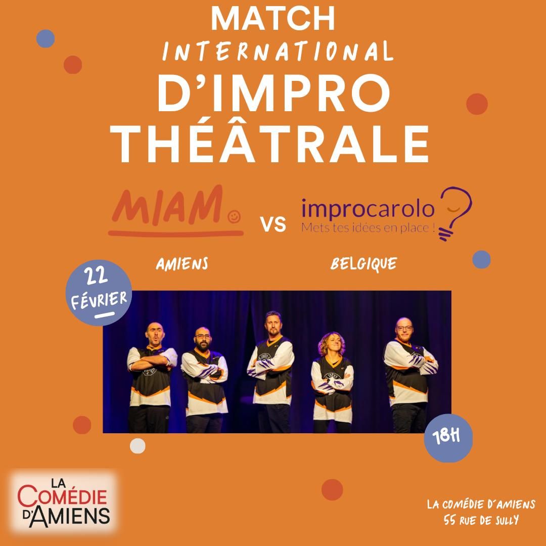 Match international d'impro th\u00e9\u00e2trale