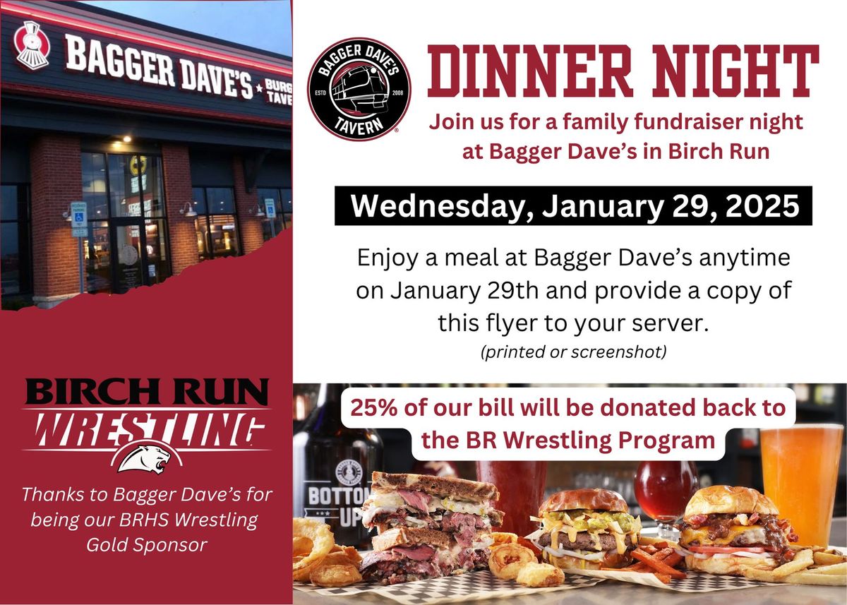 Bagger Dave's Fundraising Night