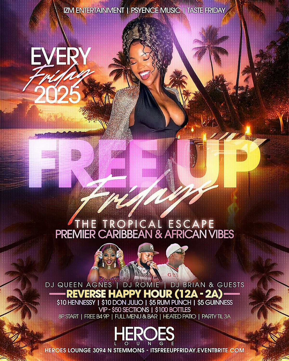 Free Up Fridays | Reverse Happy Hour