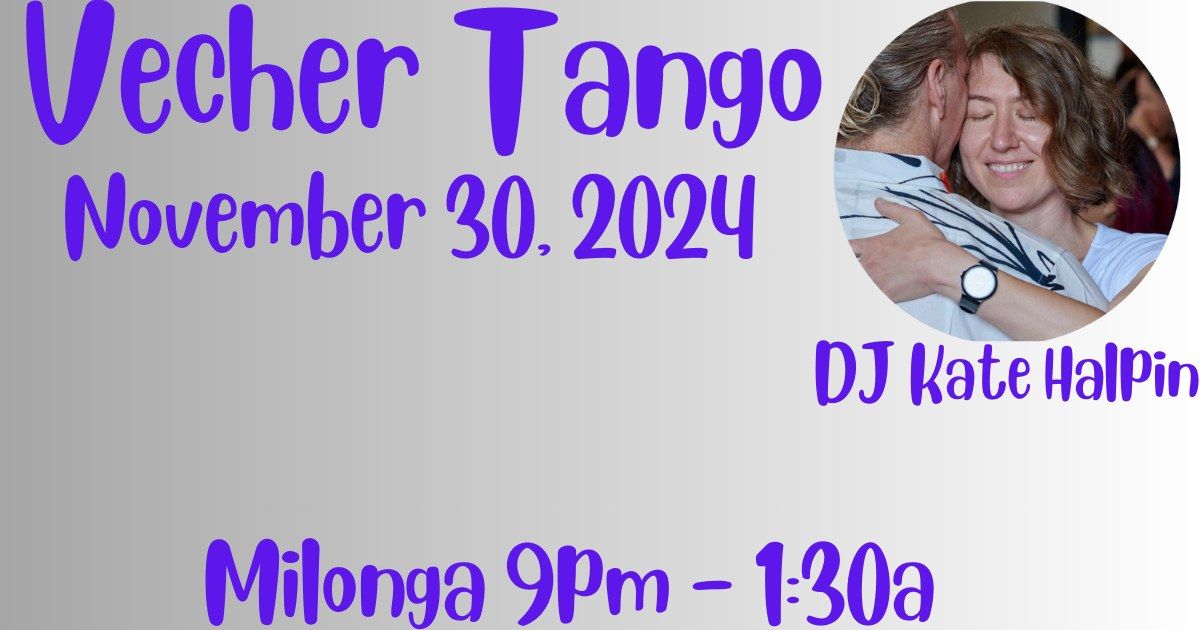 Milonga w\/ DJ Kate Halpin