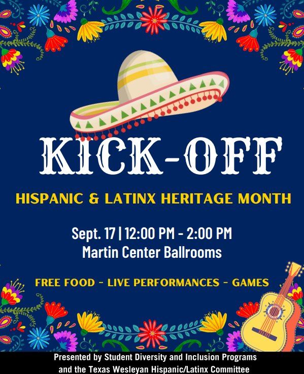 Hispanic and Latinx Heritage Month Kick-Off Celebration