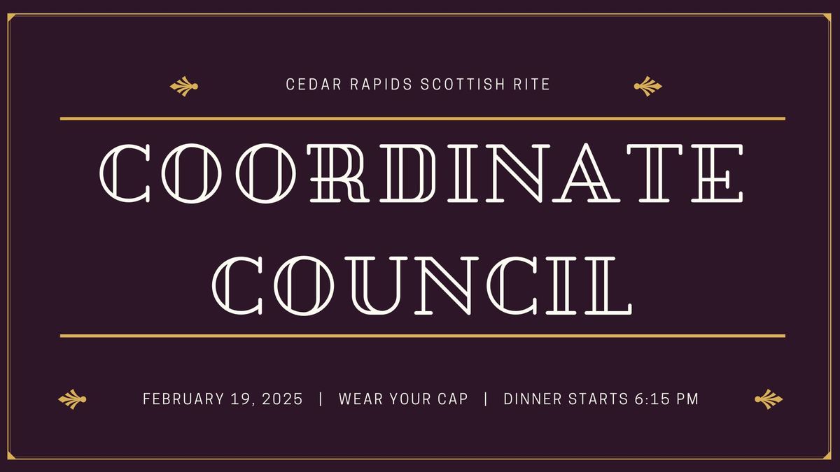 Coordinate Council 