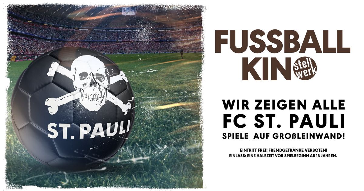 Fu\u00dfballkino Hamburg\/ Dortmund vs. St.Pauli