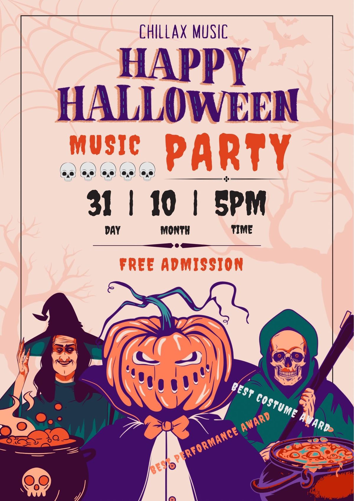 Chillax Music Spookaliciousssss Halloween Party!