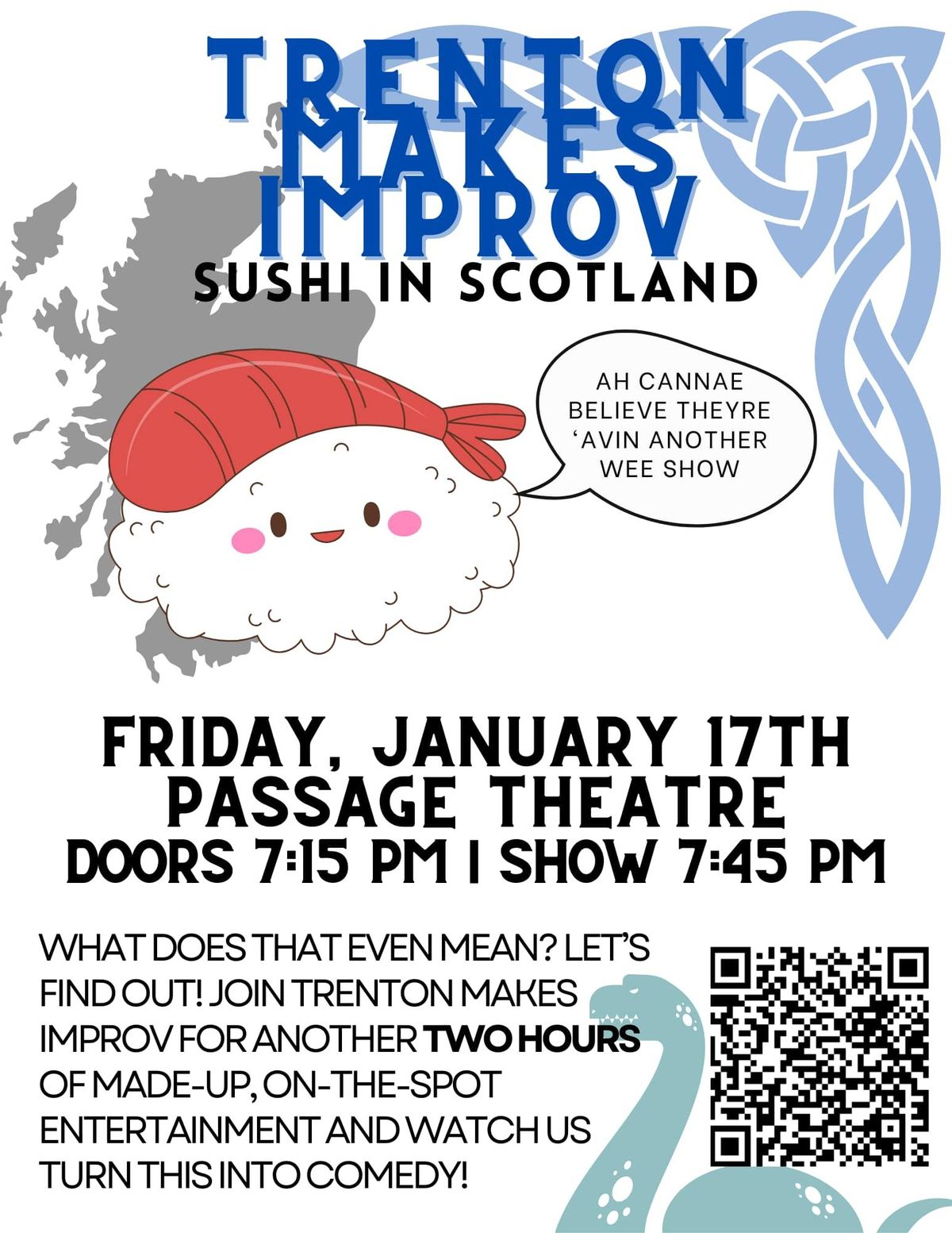 Trenton Makes Improv 9 - Sushi in Scotland