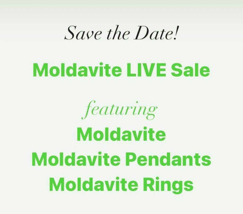 Moldavite IG Live Sale