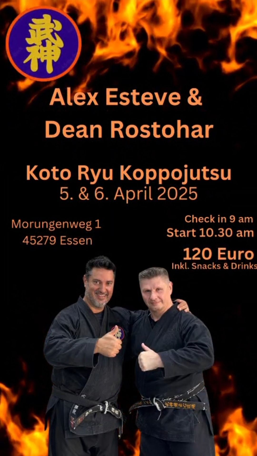 Seminar Alex Esteve & Dean Rostohar in Essen