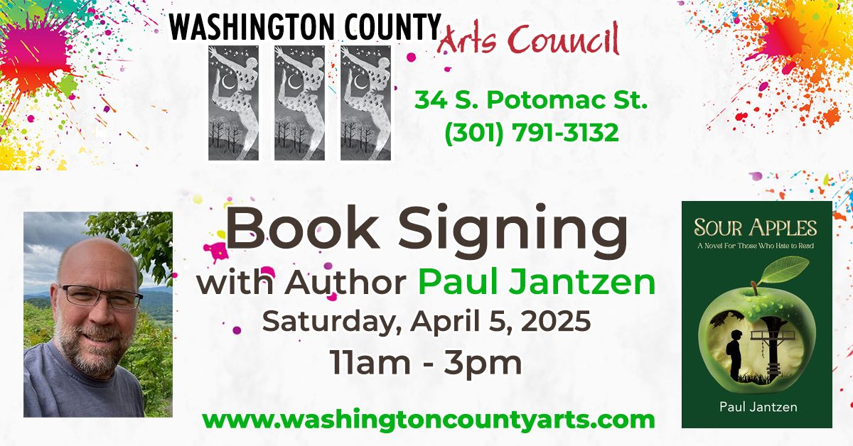 Sour Apples Book Signing with Author Paul Jantzen Brought to you by WCAC