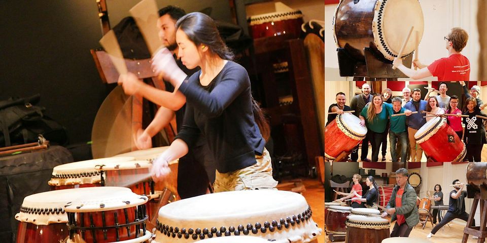 Japanese Taiko "Thunder Drum" Workshop, Demo, & Jam Session