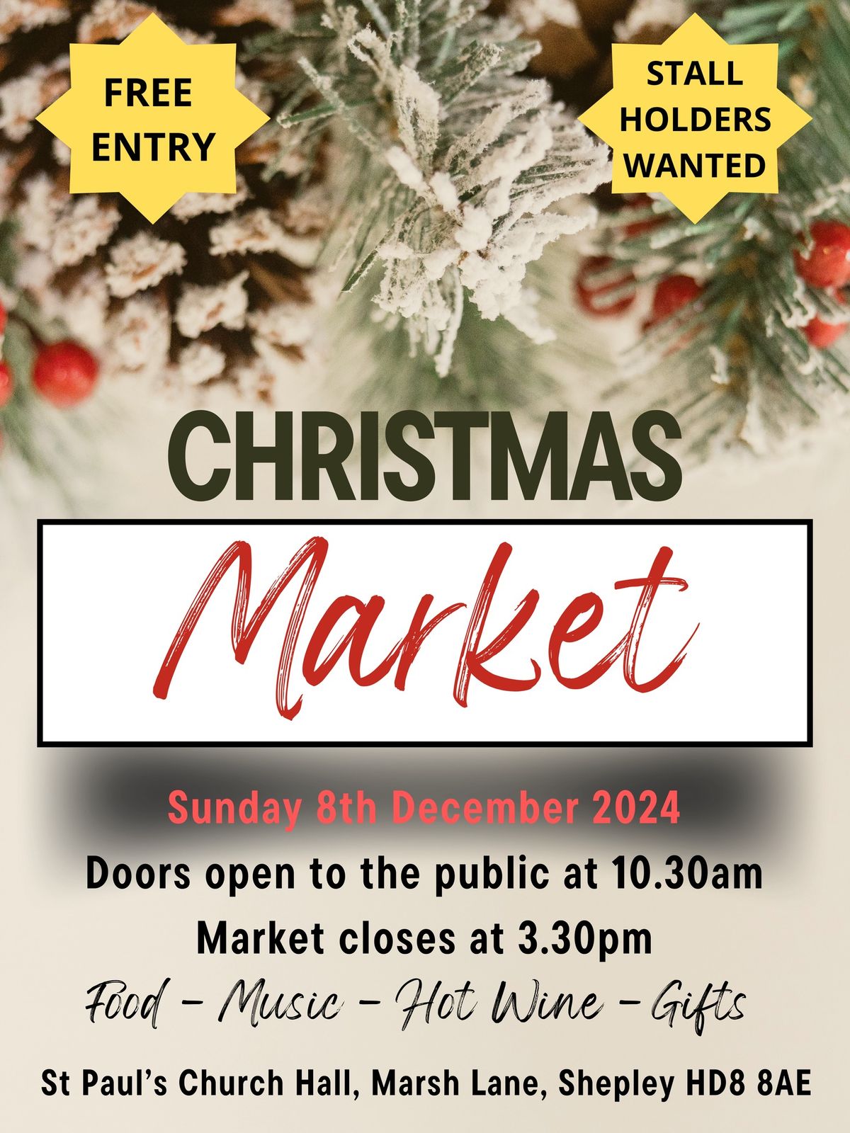 INDOOR CHRISTMAS MARKET