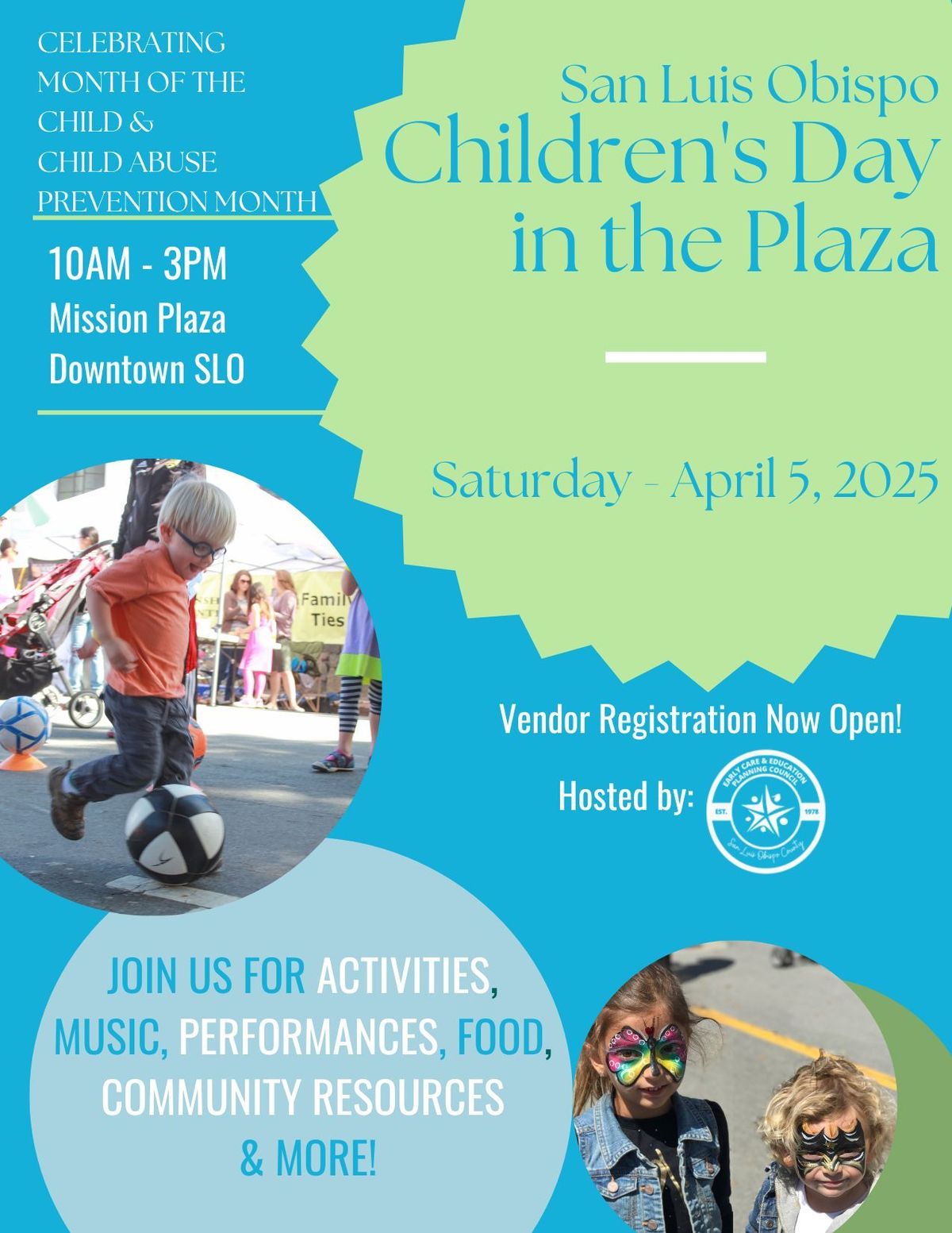 2025 Children's Day in the Plaza Vendor Registration