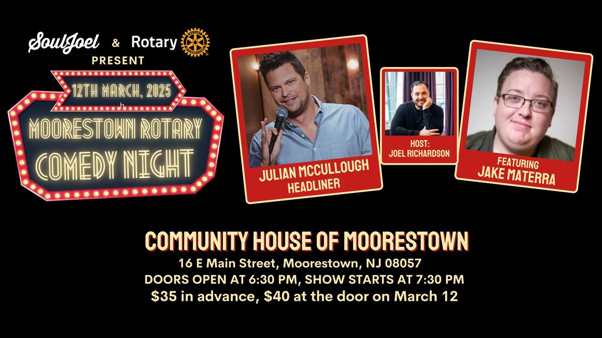 Moorestown Rotary Comedy Night