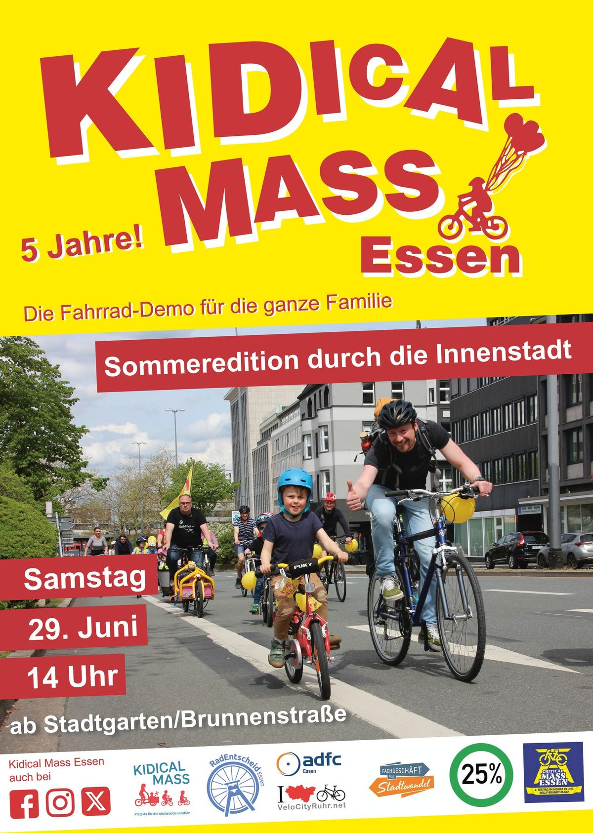 Kidical Mass Essen #2\/2024 - Stadtgarten