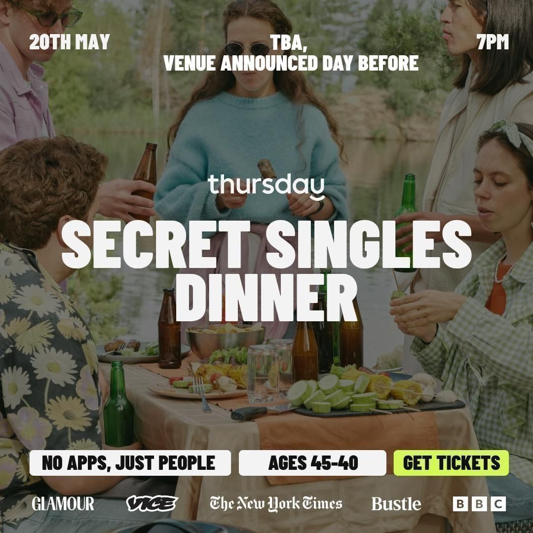 Thursday Dinner | Secret Singles Dinner (45-50) | TBA