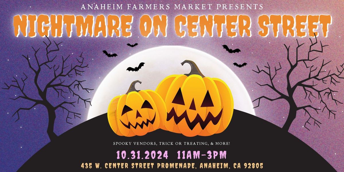 Nightmare on Center Street - HALLOWEEN FARMERS MARKET