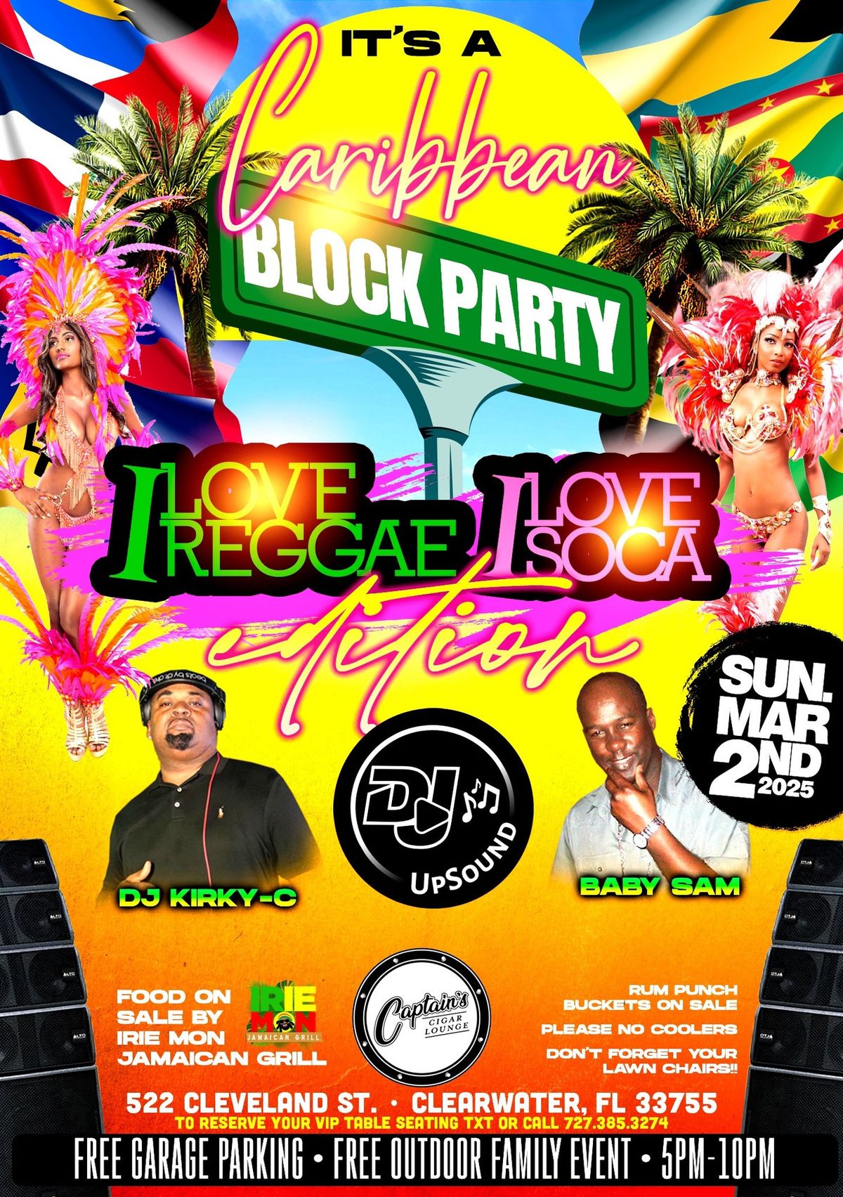 It's A Caribbean Block Party!    I Love Reggae !! I Love Soca !!