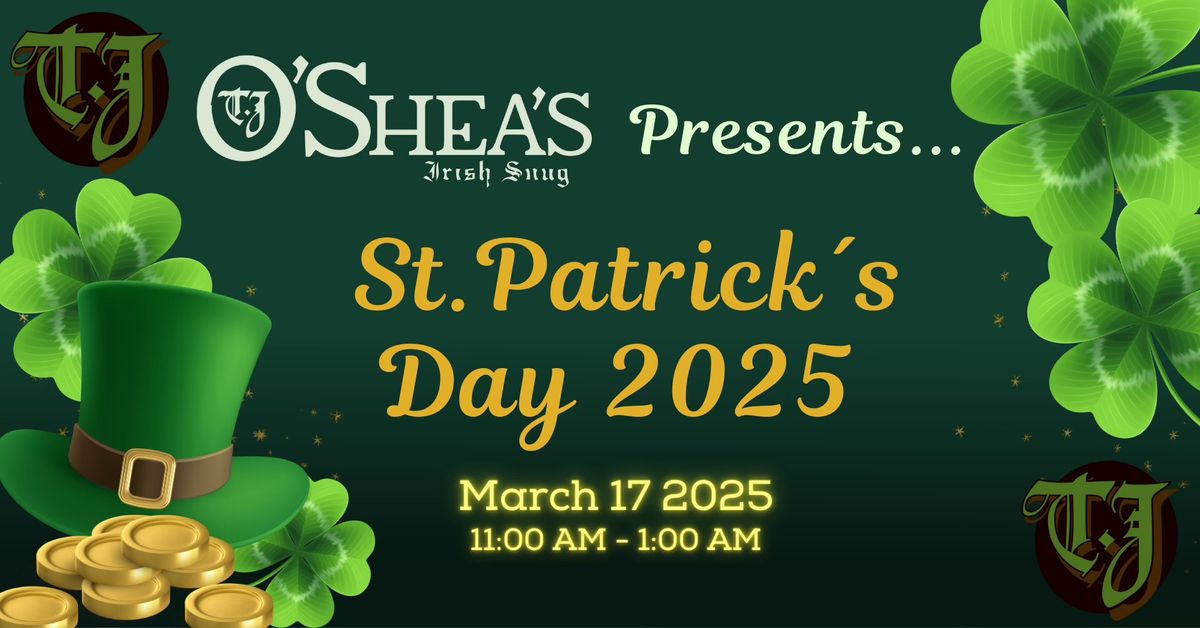 St. Patick's Day at T.J O'Shea's Irish Snug 