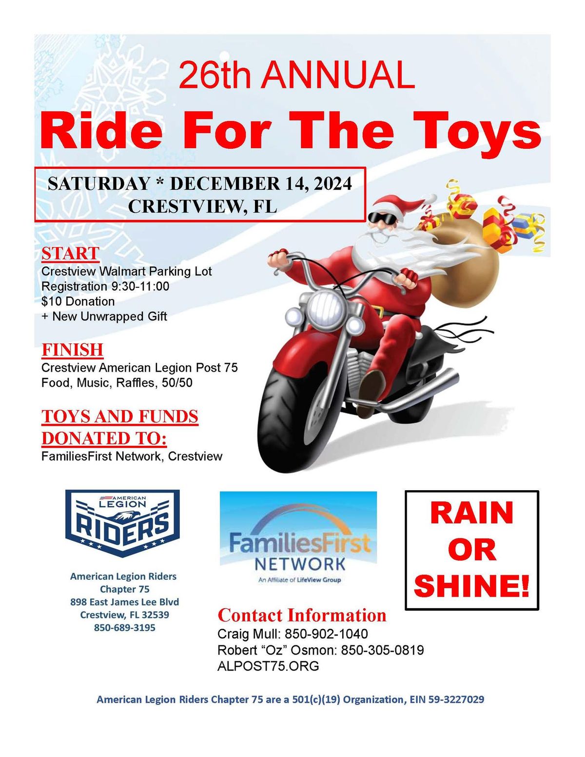 Ride for the Toys