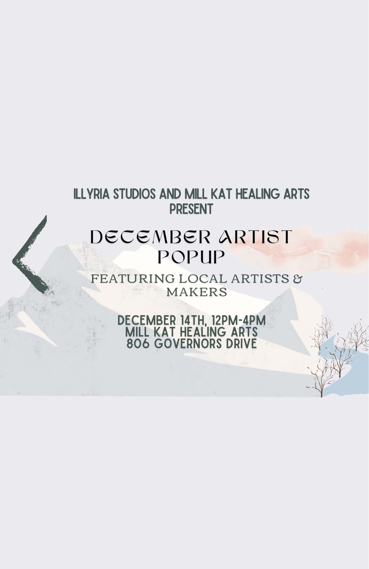 Illyria\u2019s December Artist Popup \u2744\ufe0f\ud83d\uddfb