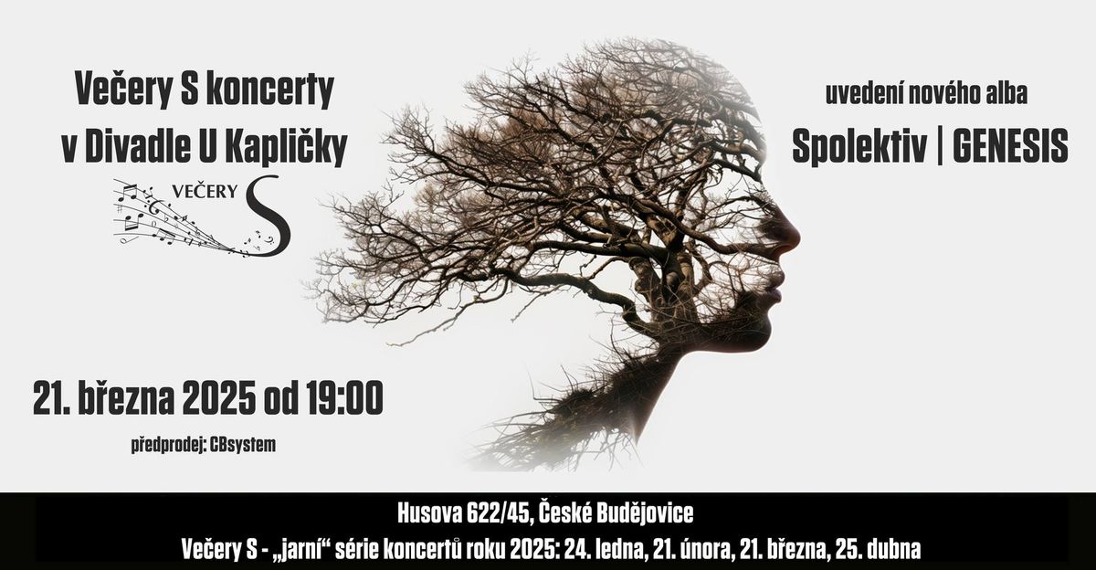 Ve\u010dery S - 3. koncert 2025: Spolektiv: Uveden\u00ed alba GENESIS