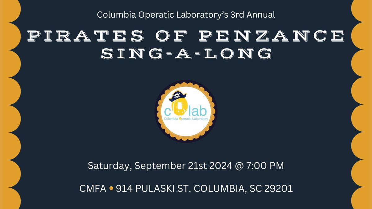 3rd Annual Pirates of Penzance Sing-A-Long