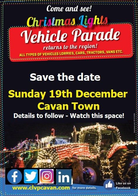 Dundalk Christmas Parade 2022 Christmas Lights Vehicle Parade 2021, Cavan Equestrian Centre, Dundalk, 19  December 2021