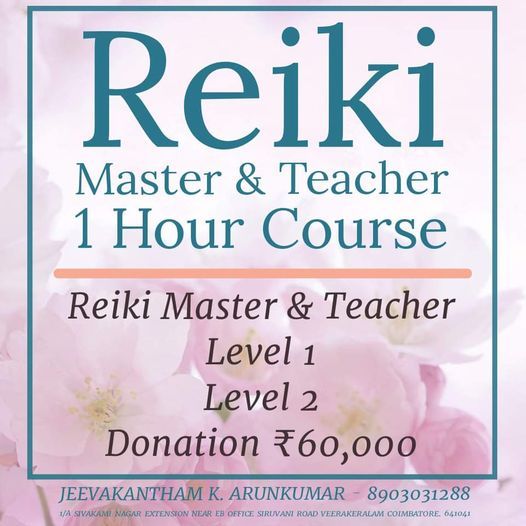 Reiki Master & Teacher Level Class In Chennai