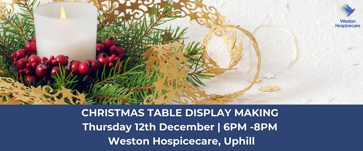 Christmas Table Display Making