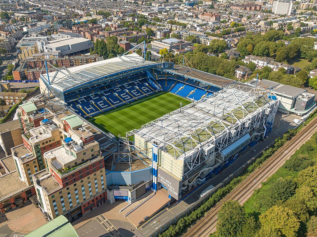 Fulham FC at Chelsea FC at Stamford Bridge