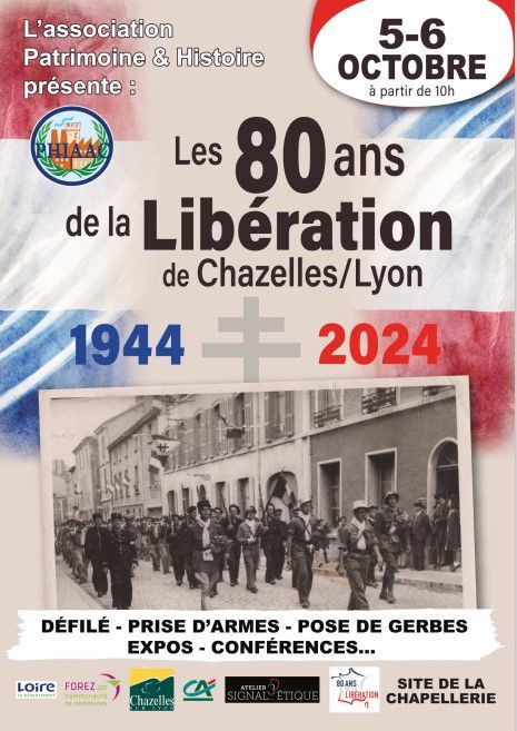 80 ans de la lib\u00e9ration de Chazelles sur lyon