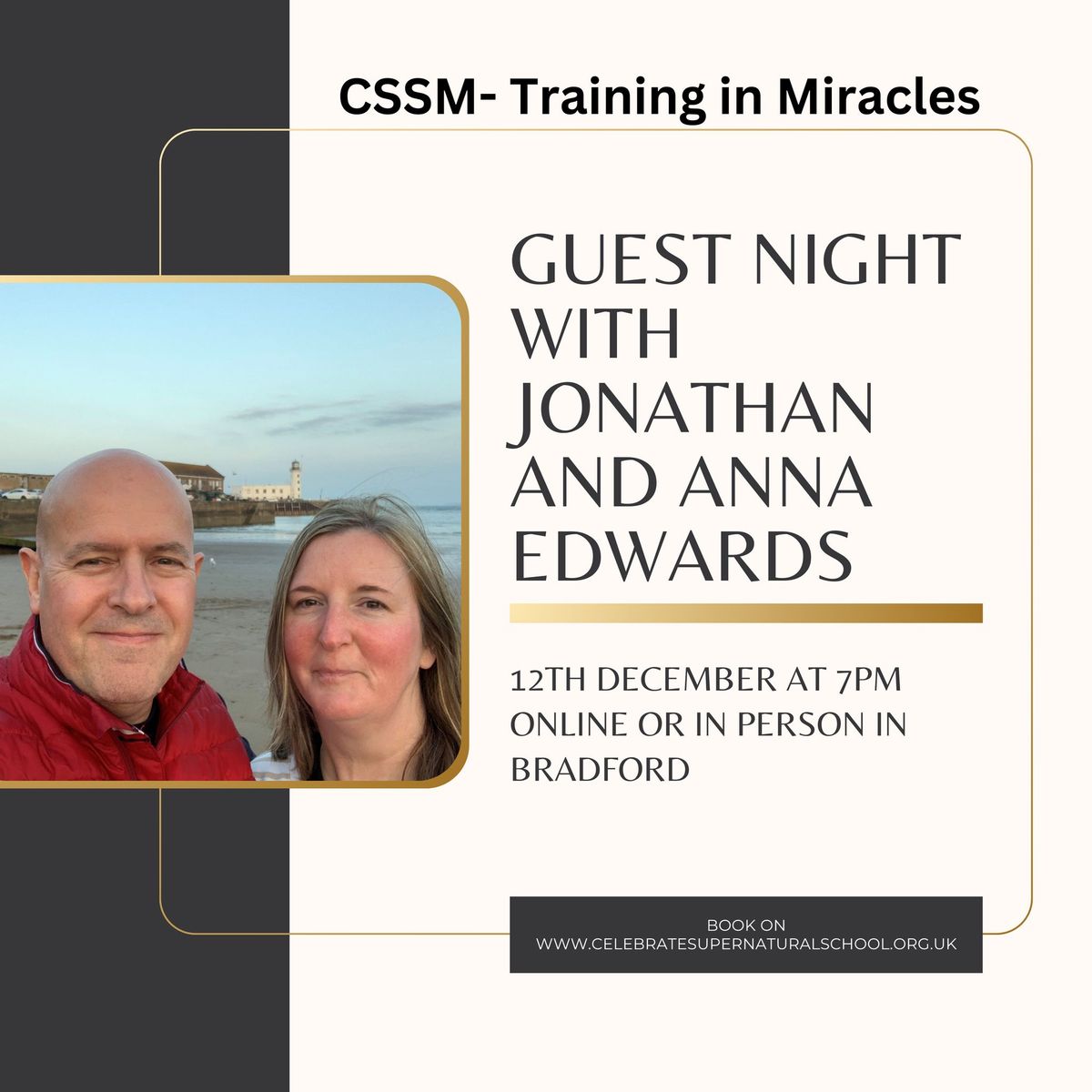 Guest night with Jonathan and Anna Edwards 