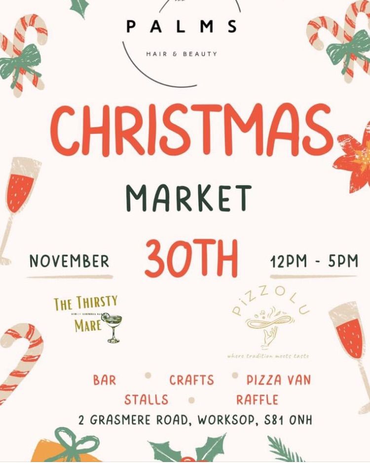 THE PALMS HAIR & BEAUTY Christmas market