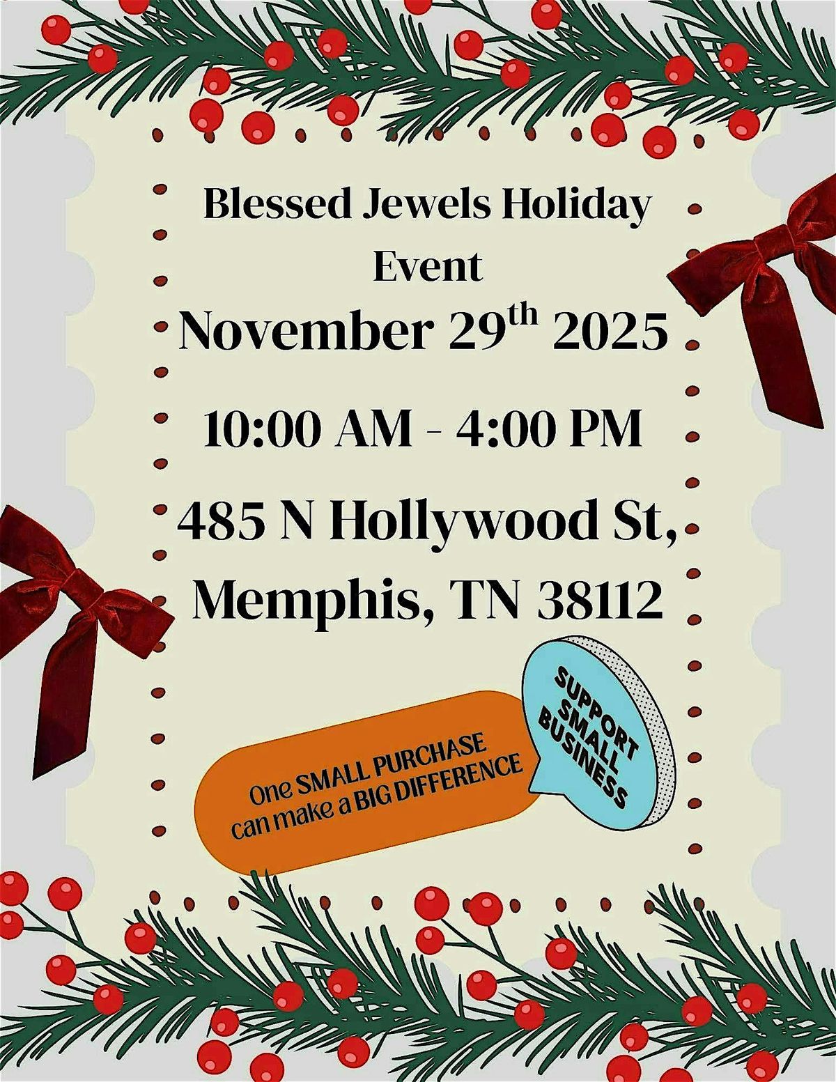 Blessed Jewels Holiday Event