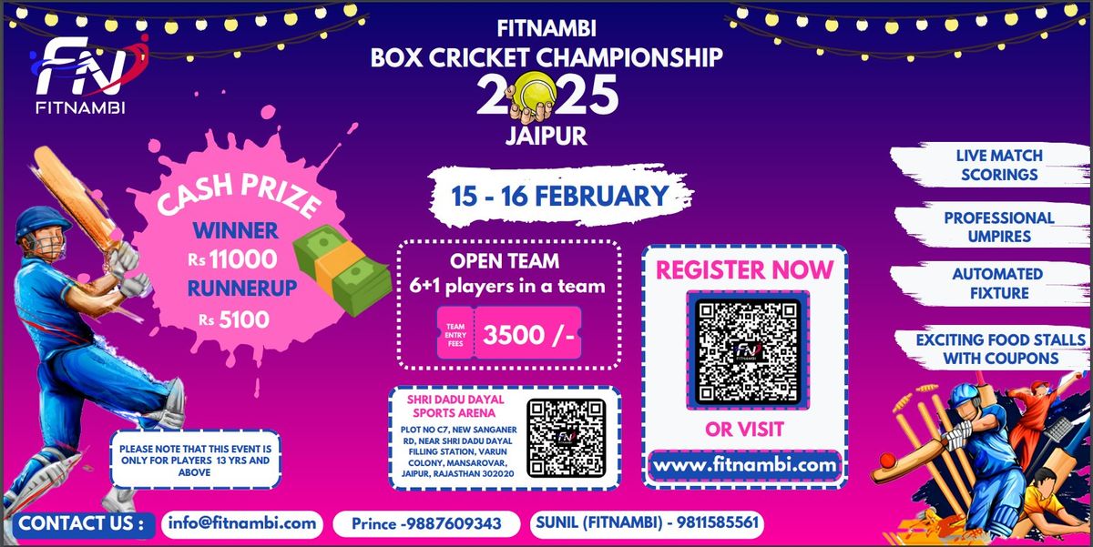 Jaipur Box Cricket Championship 2025