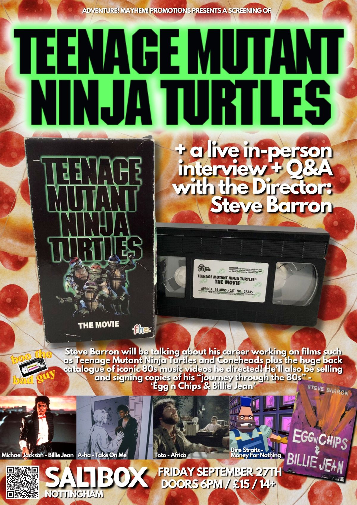 BTBG Presents: Teenage Mutant Ninja Turtles + Director Steve Barron LIVE IN PERSON Q&A