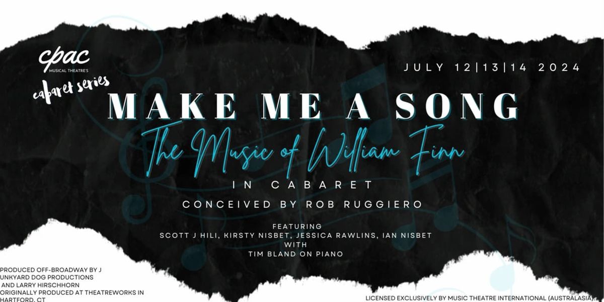 Make Me a Song - The Music of William Finn