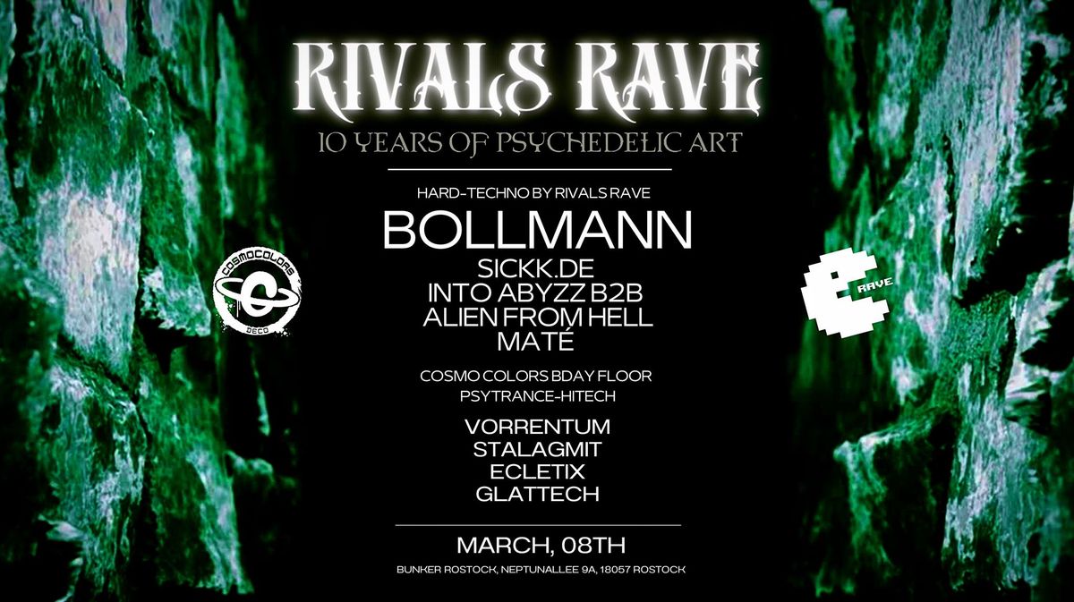 RIVALS RAVE \/ 10 YEARS OF PSYCHEDELIC ART