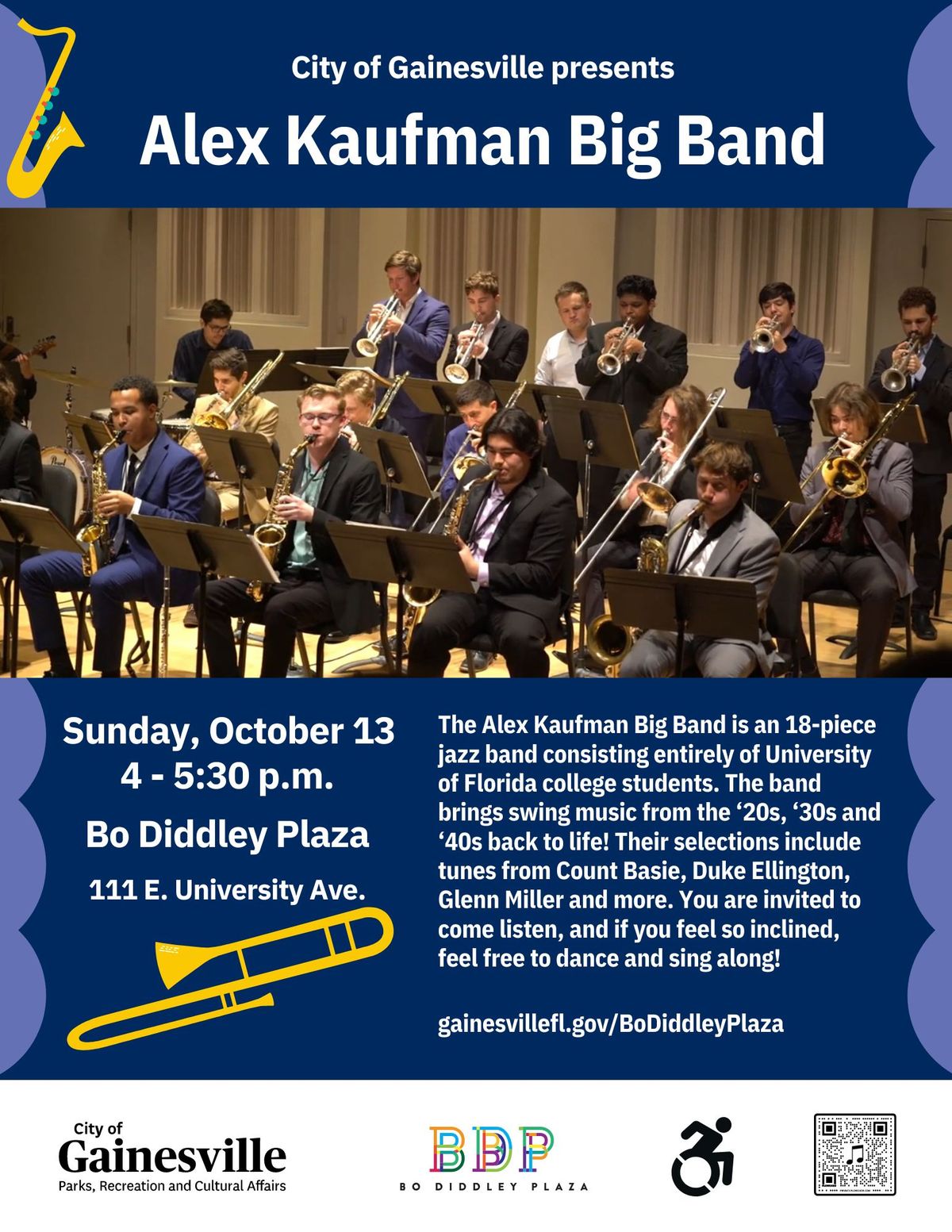 Jazz at The Plaza featuring The Alex Kaufman Big Band