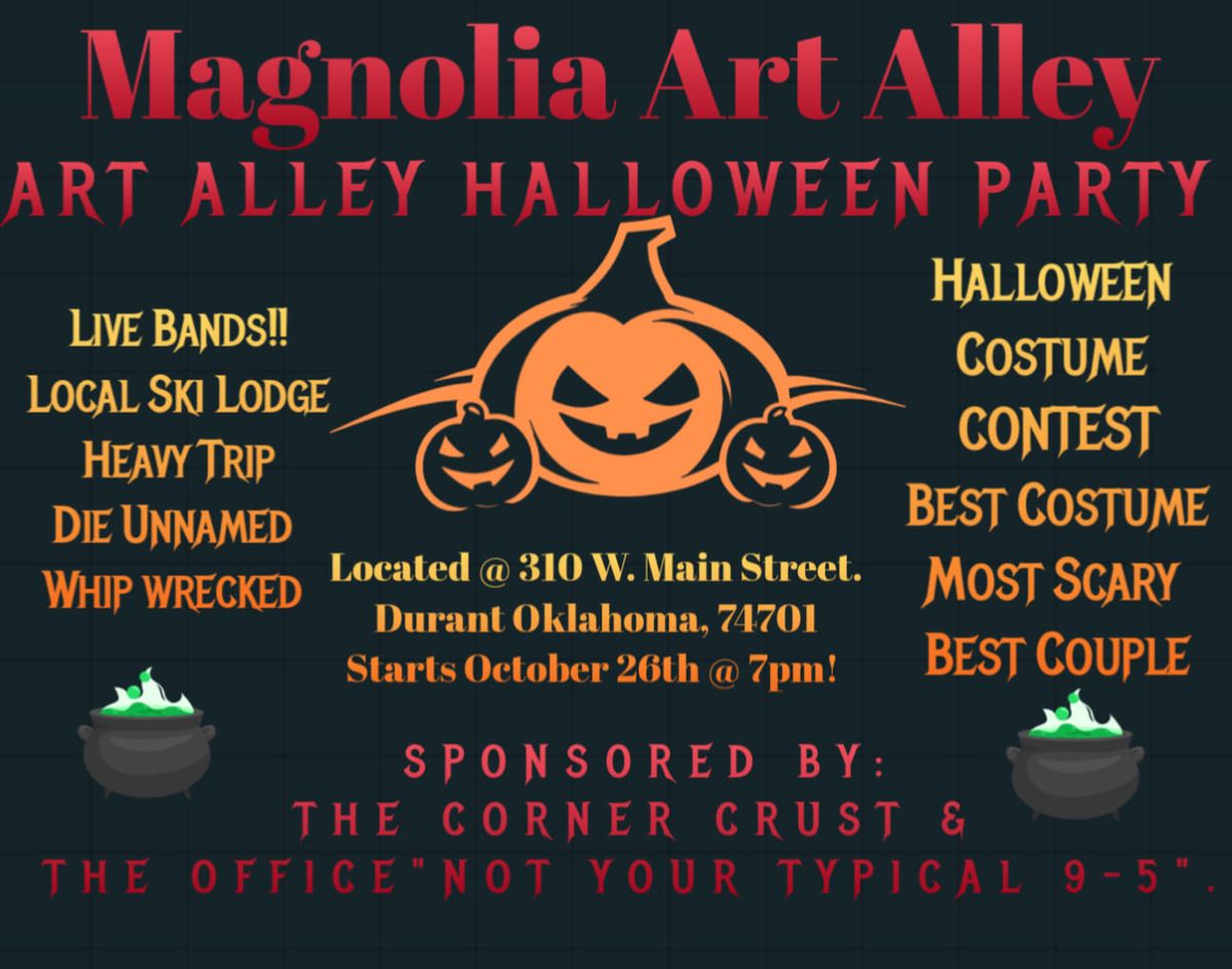 ART ALLEY HALLOWEEN PARTY!