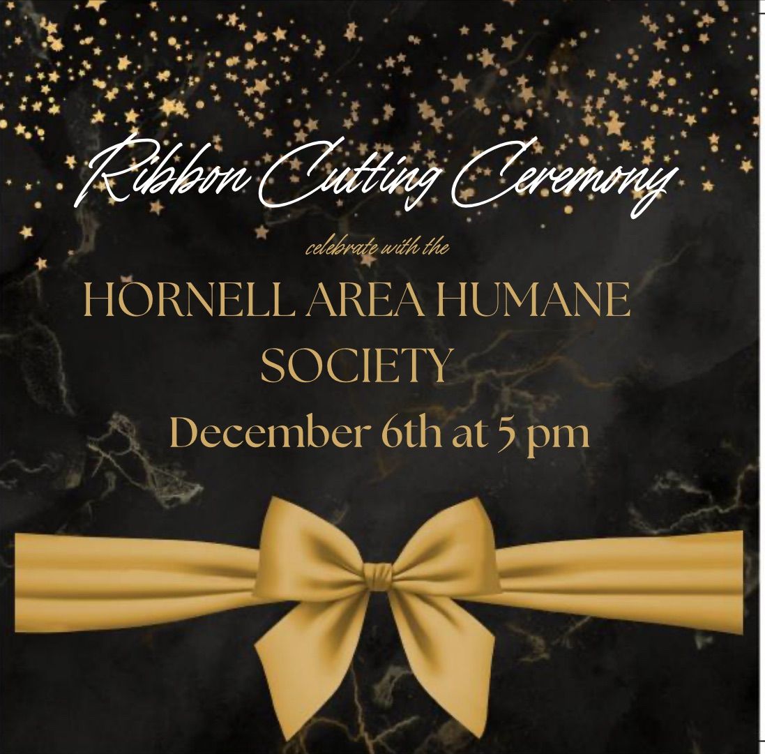 Hornell Area Humane Society Ribbon Cutting Ceremony 