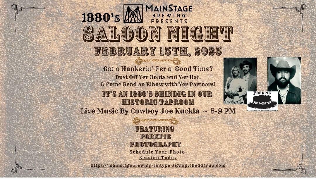 Saloon Night @ MainStage Brewing 