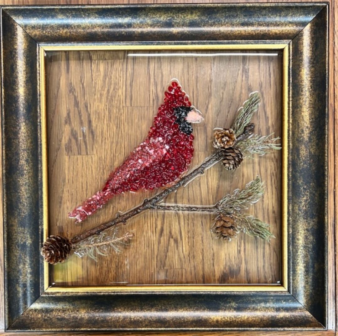 FULL - Cardinal Shattered Glass Art Workshop