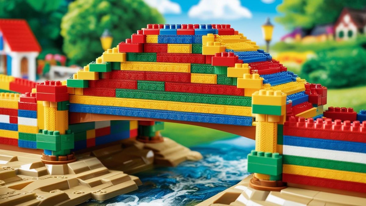 Lego Art: Lets Build the Covered Bridge