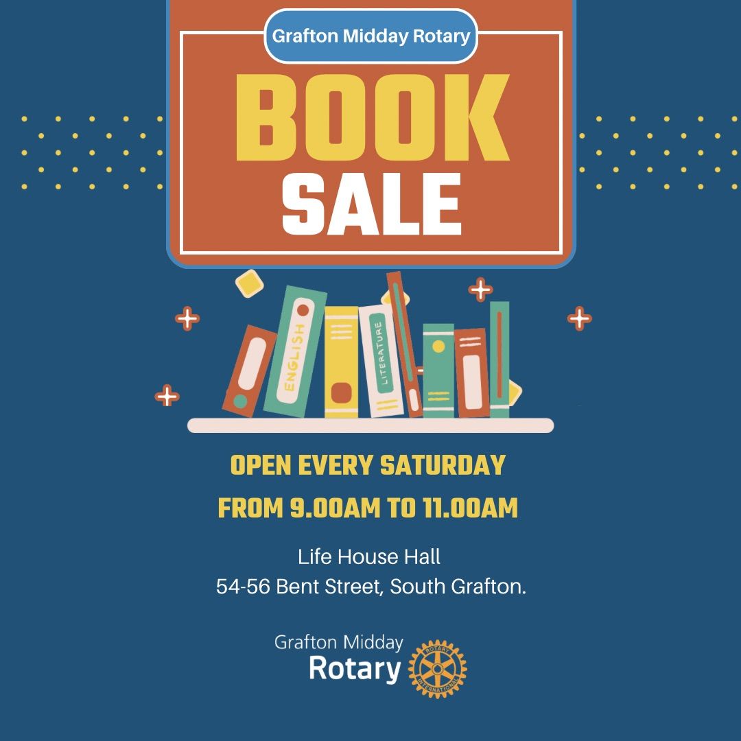 Grafton Midday Rotary - Book Sale