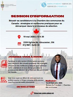 R\u00e9ussir sa candidature \u00e0 la Chambre des communes du Canada