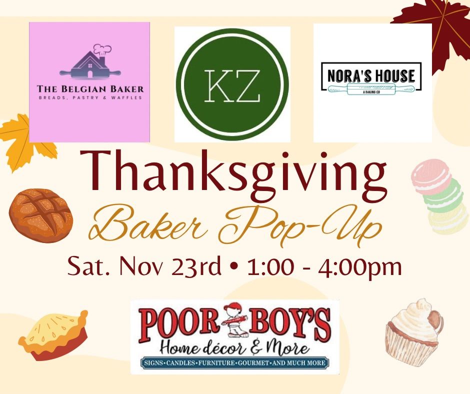 Thanksgiving Baker Pop-Up