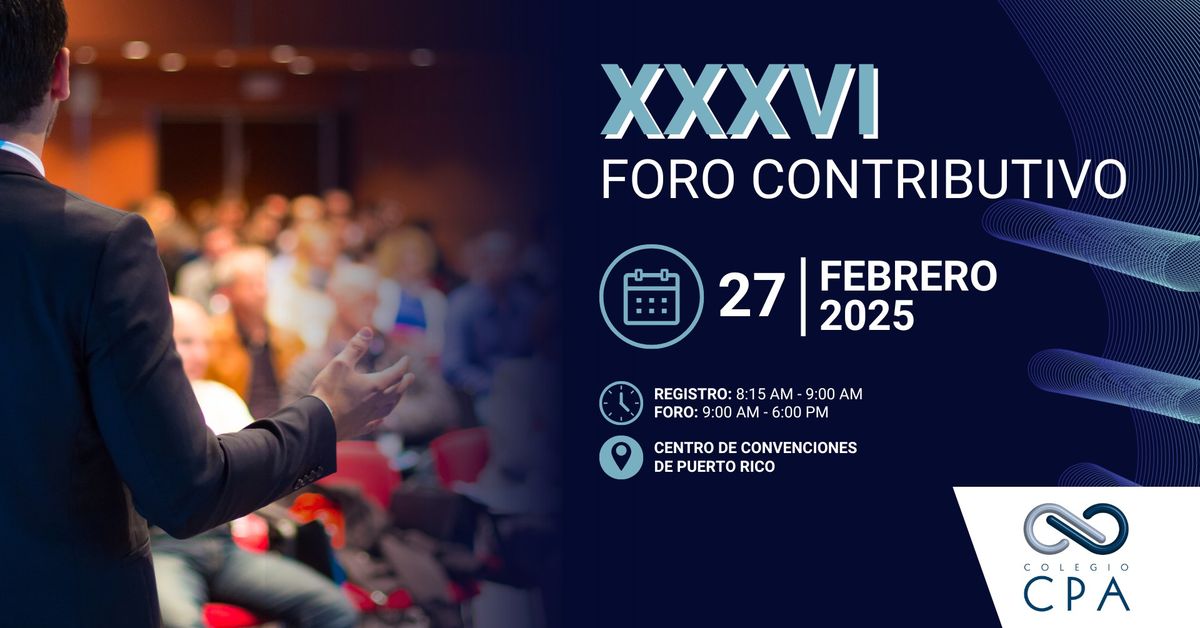 XXXVI Foro Contributivo