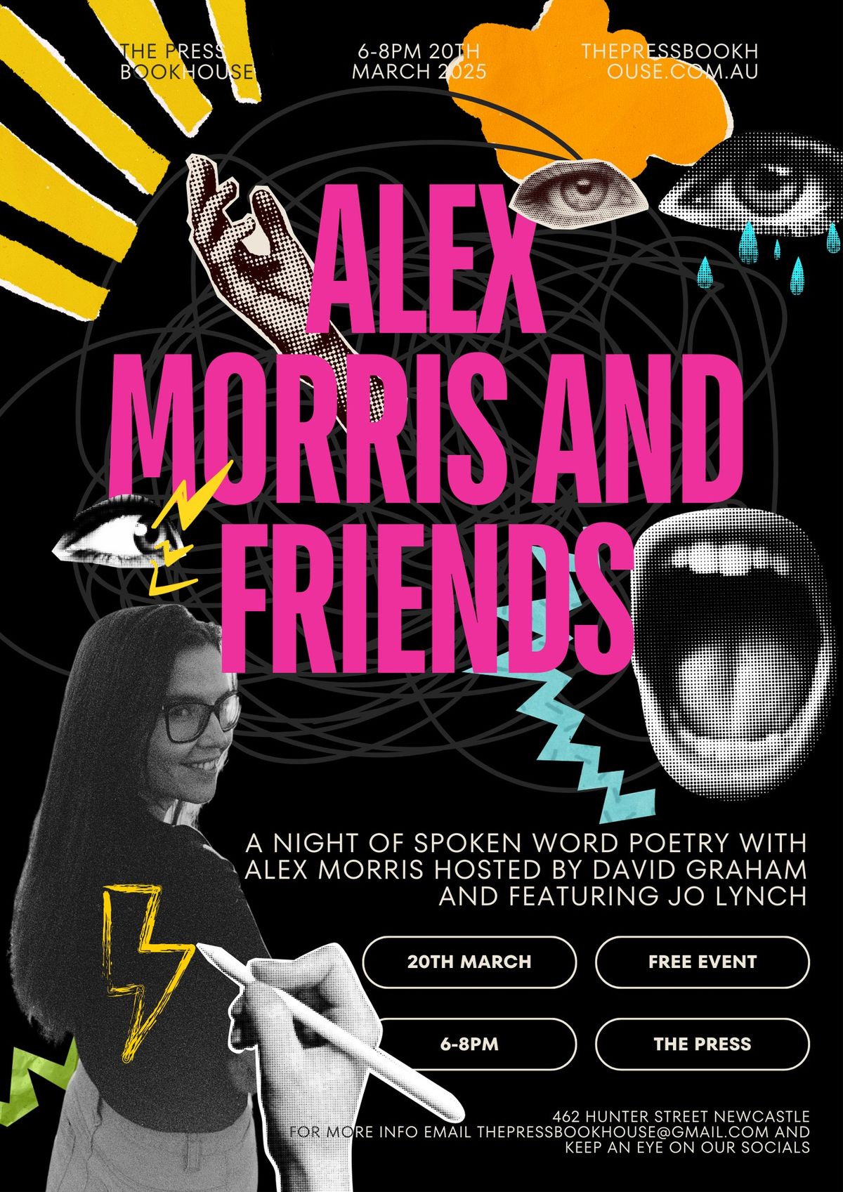 Alex Morris and Friends, a night of spoken word poetry