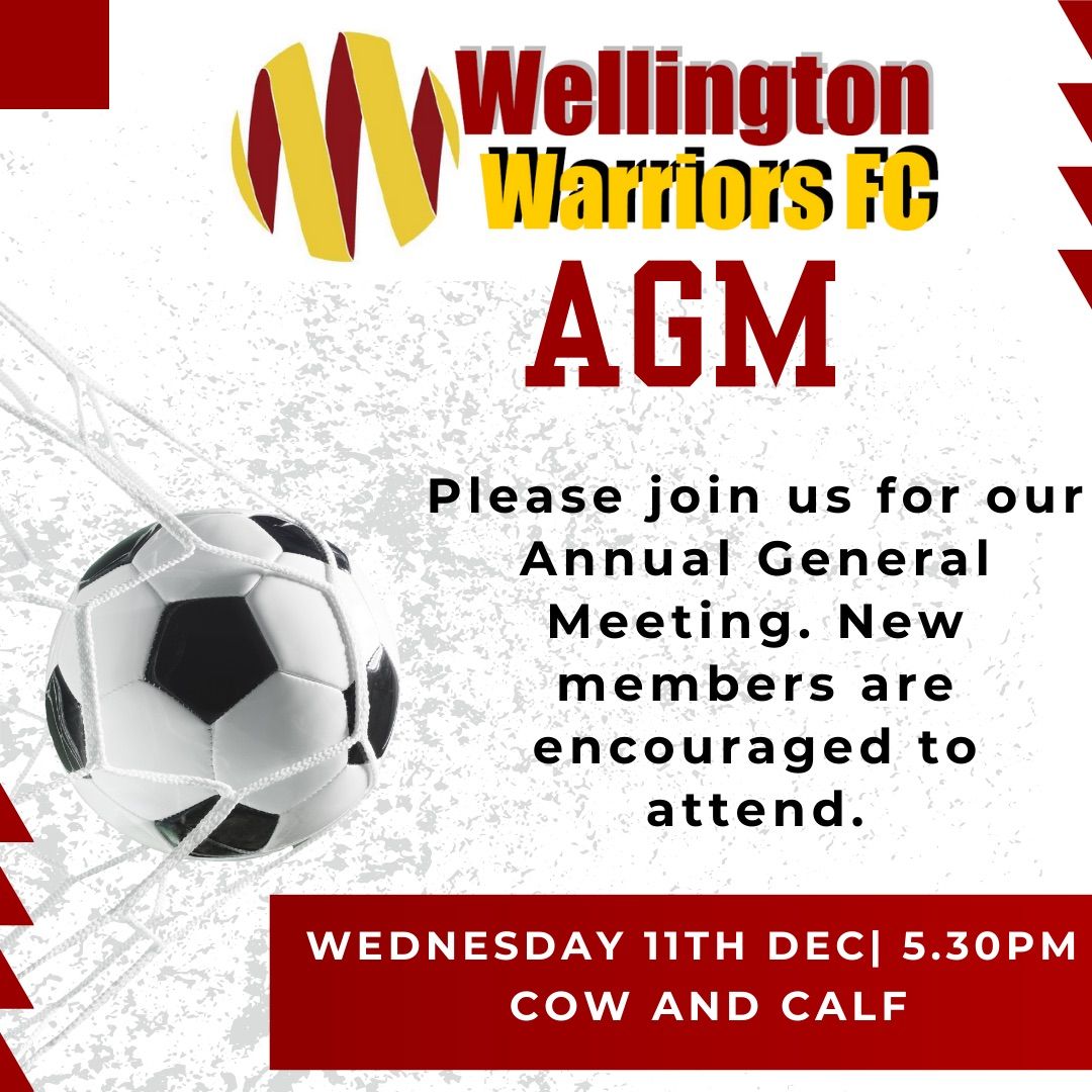 Wellington Warriors AGM